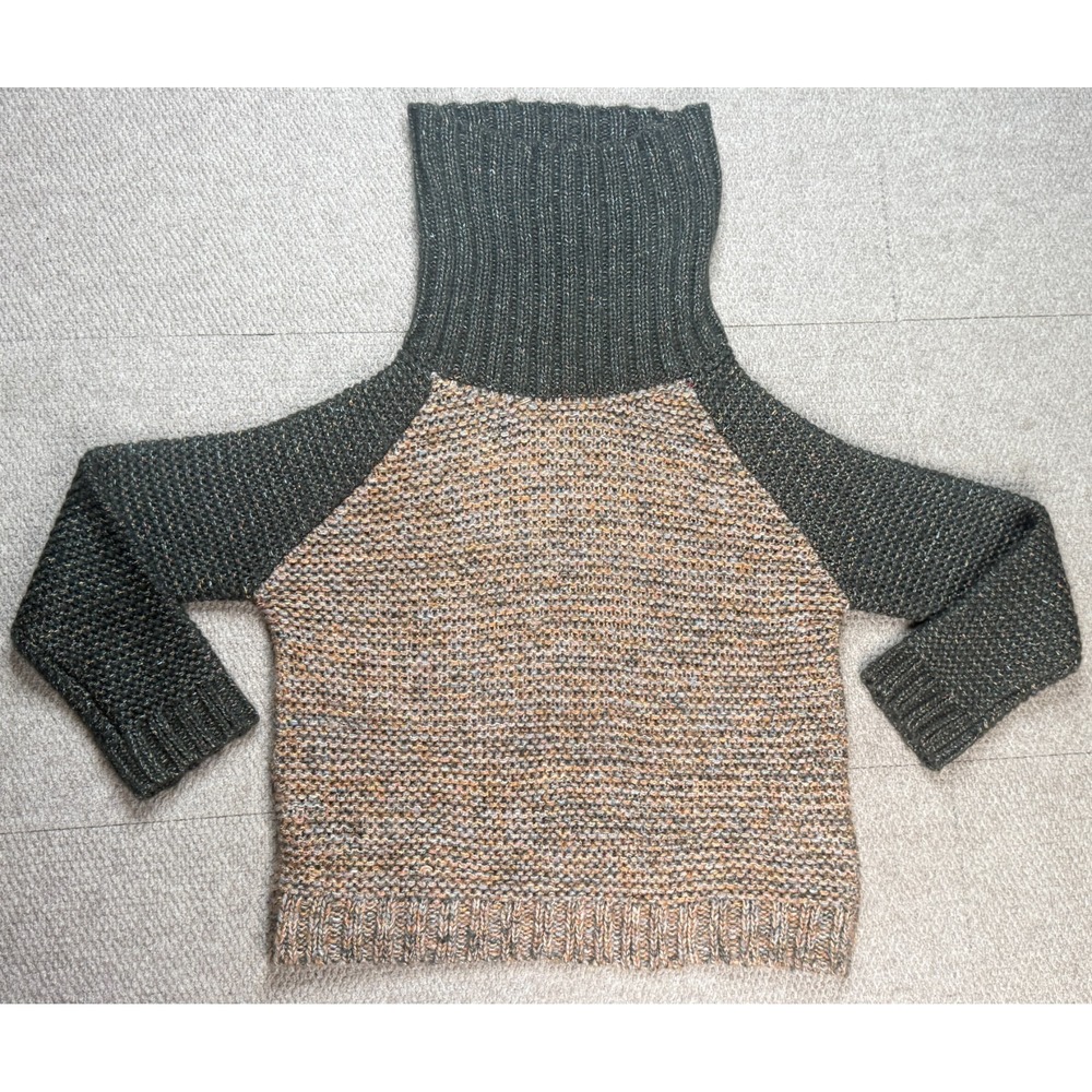 John +‎ Jenn Women's Long Neck Multicolored Sweater Size Large